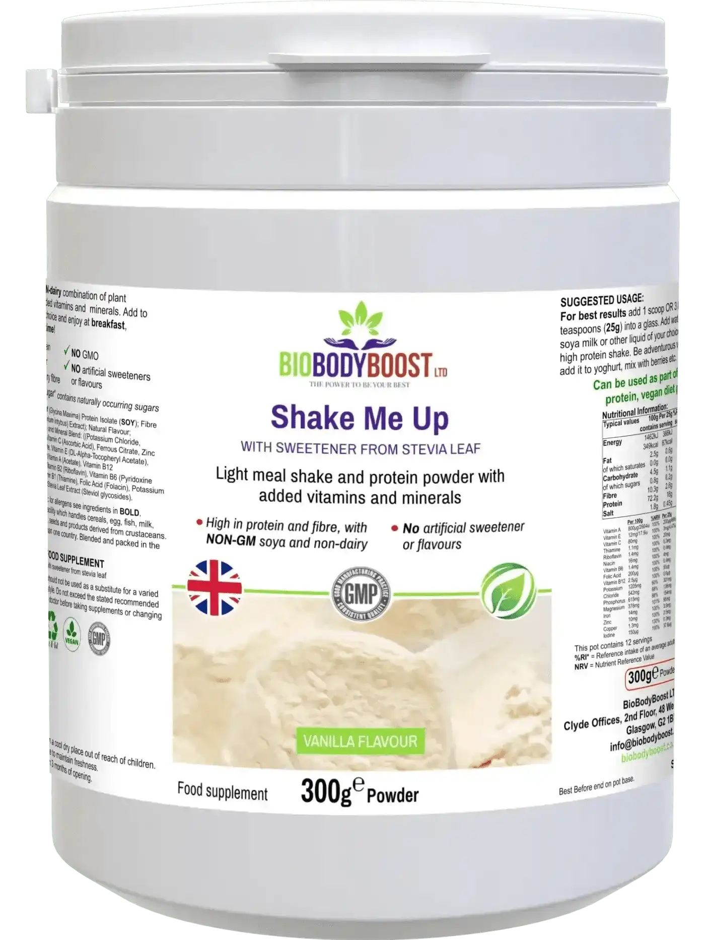Shake Me Up Vanilla - Vegan Meal Shake-0