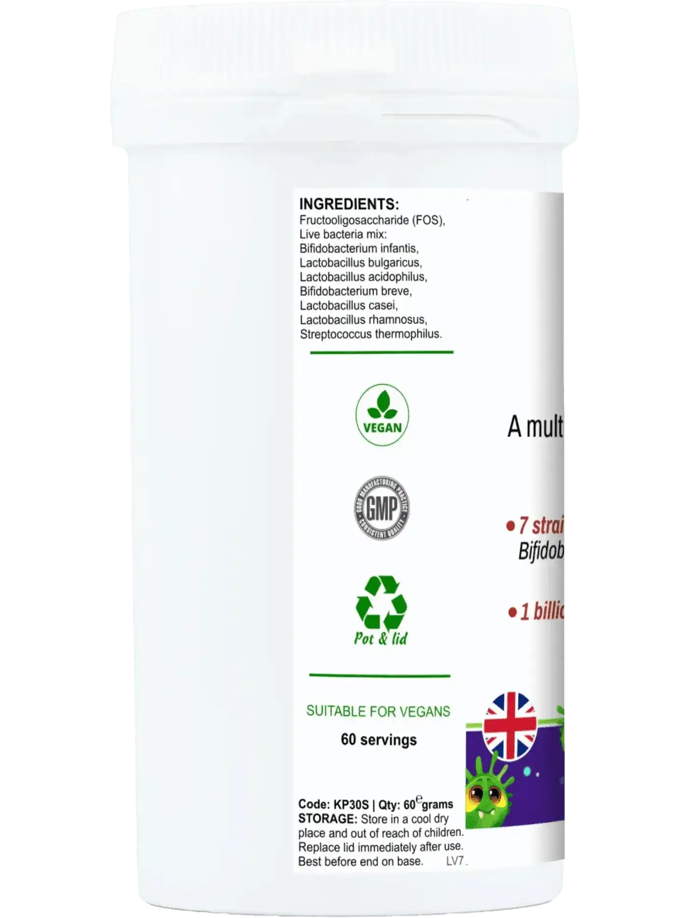 Little BioGut - Vegan Kids Probiotics-1