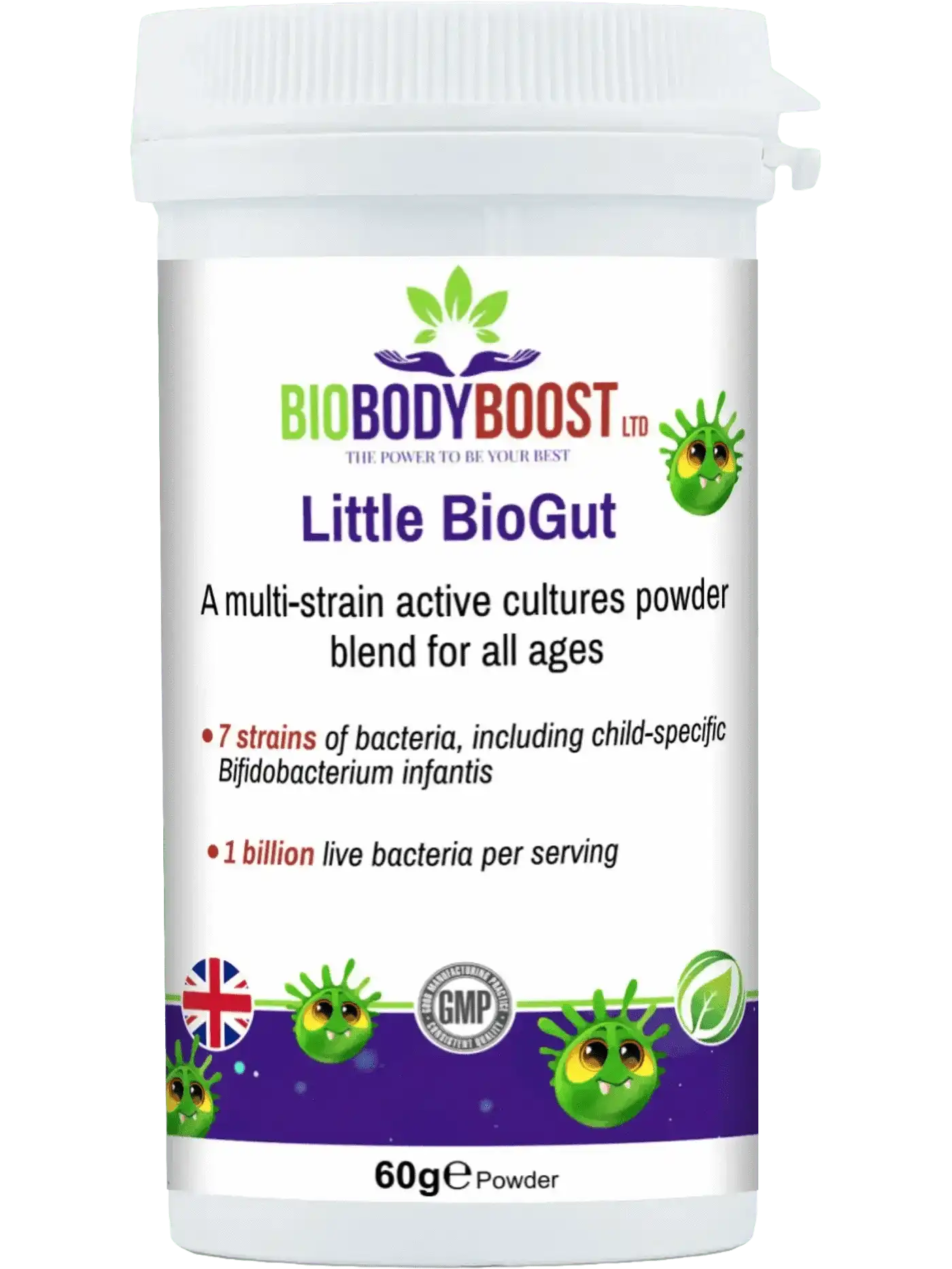 Little BioGut - Vegan Kids Probiotics-0