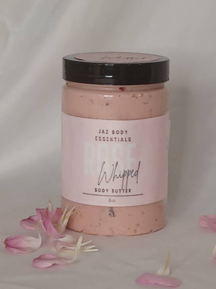 Rose Infused Vegan Body Butter 12oz.-4